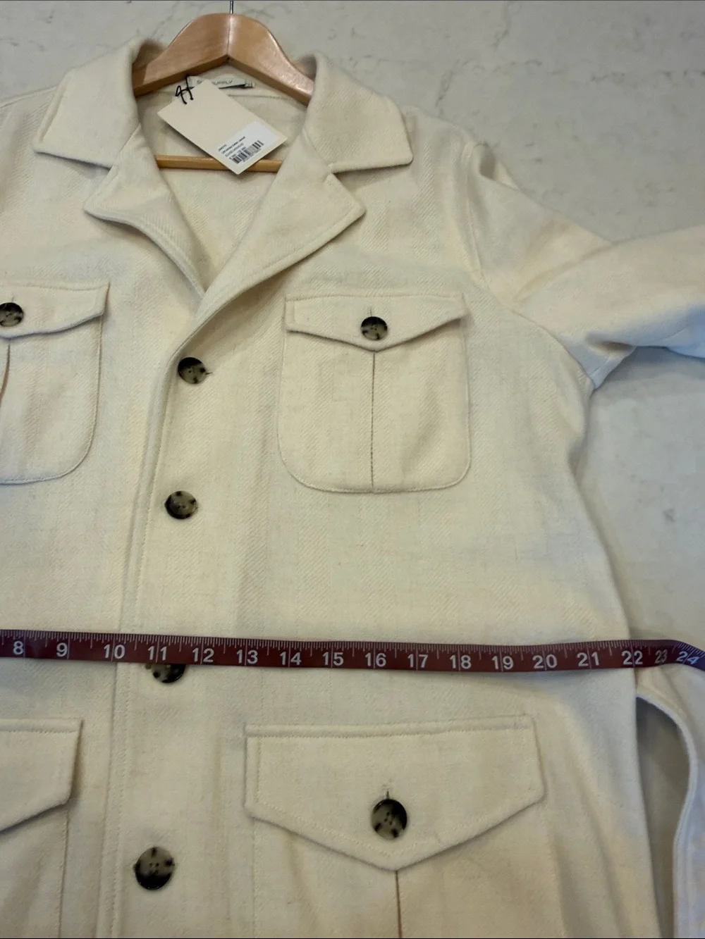 Suit supply NEW Cashmere Utility Jacket